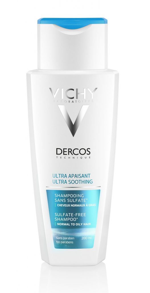Vichy Dercos Ultra Soothing nyugtató sampon normál és zsíros hajra