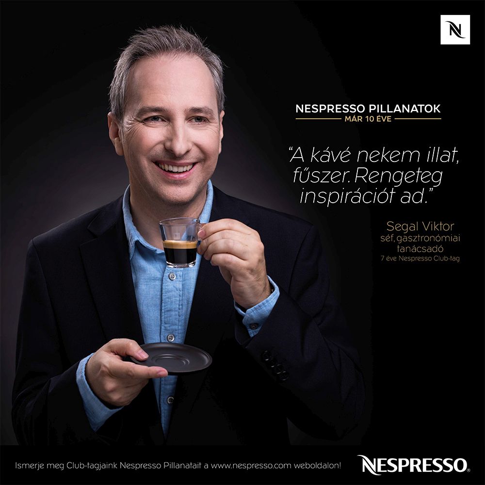 10 éves a Nespresso Magyarországon - Segal Viktor
