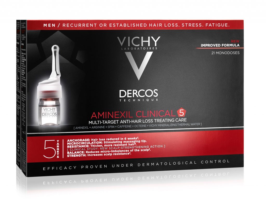 Vichy Dercos Aminexil Clinical 5 ampulla kúra hajhullás ellen