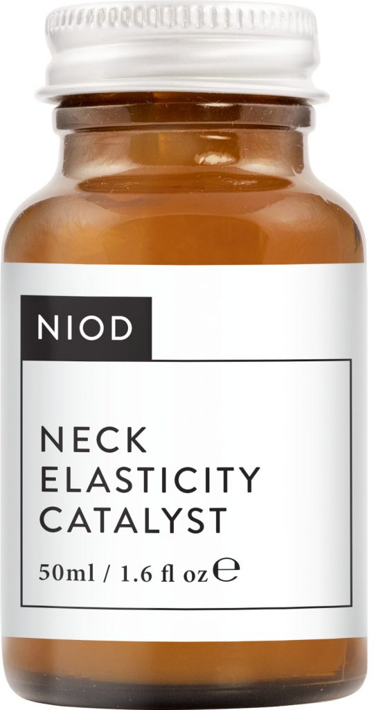 NIOD Neck Elasticity Catalyst, nyakfeszesítés, nyakápolás, anti-aging, rúzs és más