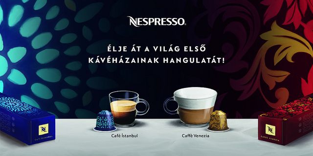 nespresso, limited, café istanbul, caffé venezia, kávé, történet, rúzs és más, érdekesség