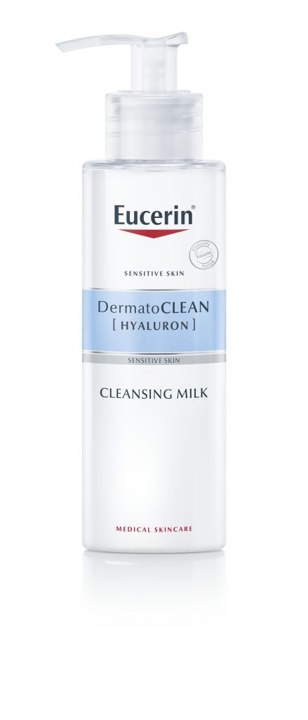 eucerin, dermato-clean, hidratáló, arctisztítás, micellás víz, tisztítótej, hyaluron, 3in1, arclemosó, rúzs és más, sminklemosó