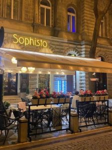 sophisto, chamapgne, bar, restaurant, pezsgobar. terasz, etterem, koktel, koktelbar, belvaros, ruzs es mas, gasztro, gasztronomia, budapest