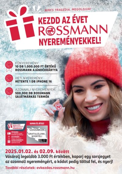 rossmann, nyeremenyjatek, sorsjegy, nyeremeny, kaparos sorsjegy, ruzs es mas