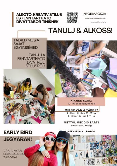 tabor, divattabor, tini, fenntarthato, fenntarthato divat, kreativ, program, ruzs es mas, tiniknek, pearly