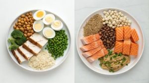 feherje, novenyi feherje, allati feherje, feherje dieta, fogyas, fogyokura, szakerto, taplalkozas, ruzs es mas