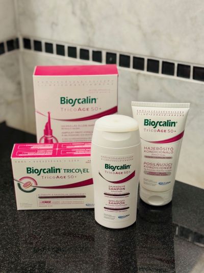 bioscalin, tricoage, 50+, hajhullas, menopuza, menopauzalis, hajproblemak, ruzs es mas, hajapolas, hajklimax