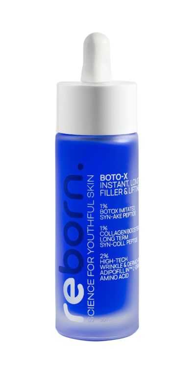 reborn science, szerum, boto-x, botox hatasu szerum, antiaging, rancsimito, lifting, feszesito, ruzs es mas