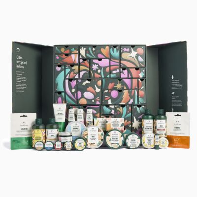 the body shop, karacsony, smax, ajandek, szett, ajandekdoboz, karacsonyi kollakcio, sugarplum, adventi, kalendarium, ruzs es mas