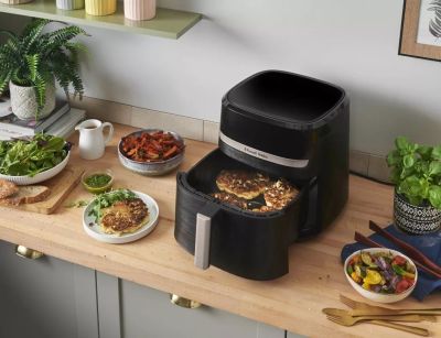 russell hobbs, satisfry, air fryer, forrolevegos suto, gasztro, tapasztalat, velemeny air fryer, ruzs es mas, fozes, sutes